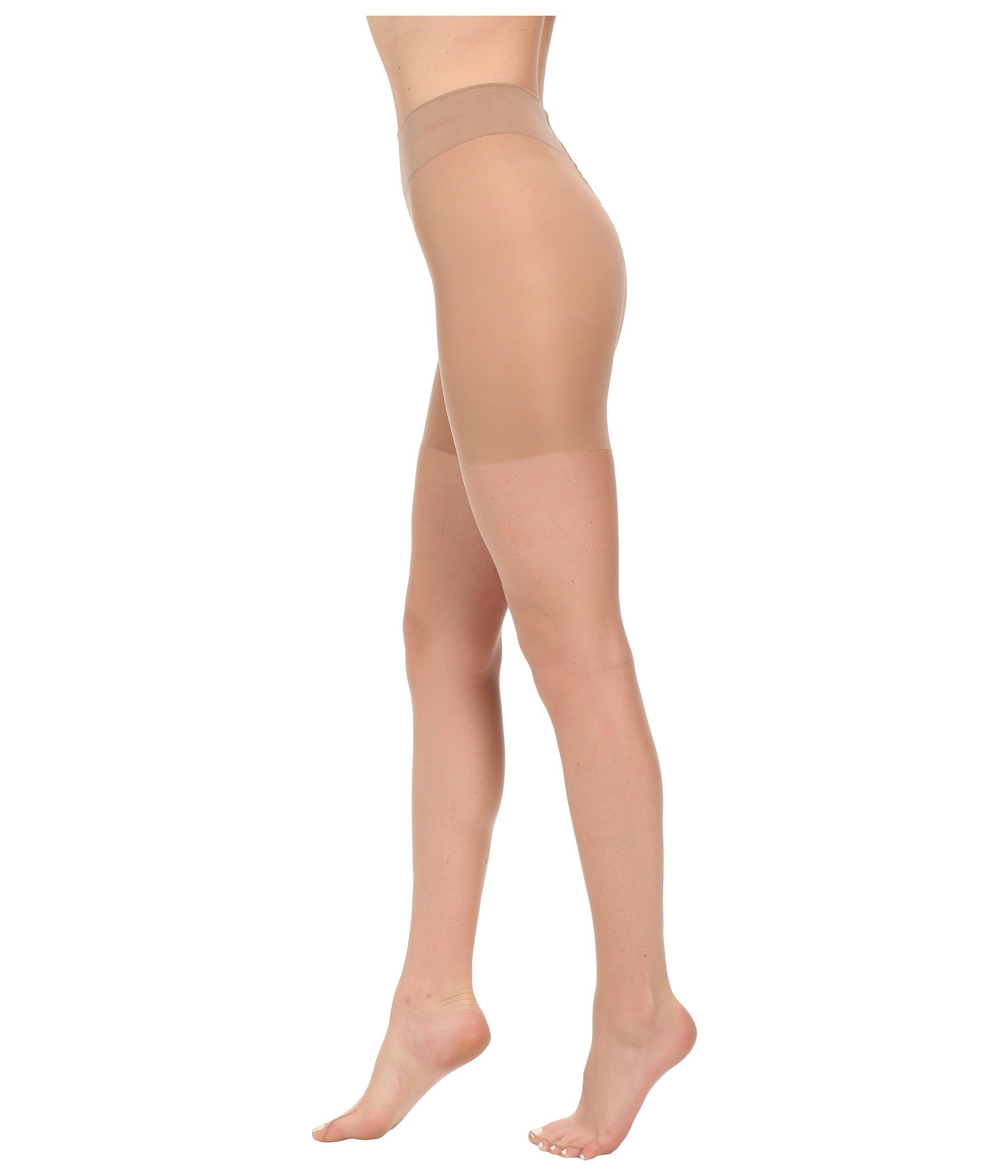 Wolford Women's Luxe 9 Control Top Tights Lined 10 DEN Tights, Beige (Fairly Light), Small (Manufacturer Size: S)