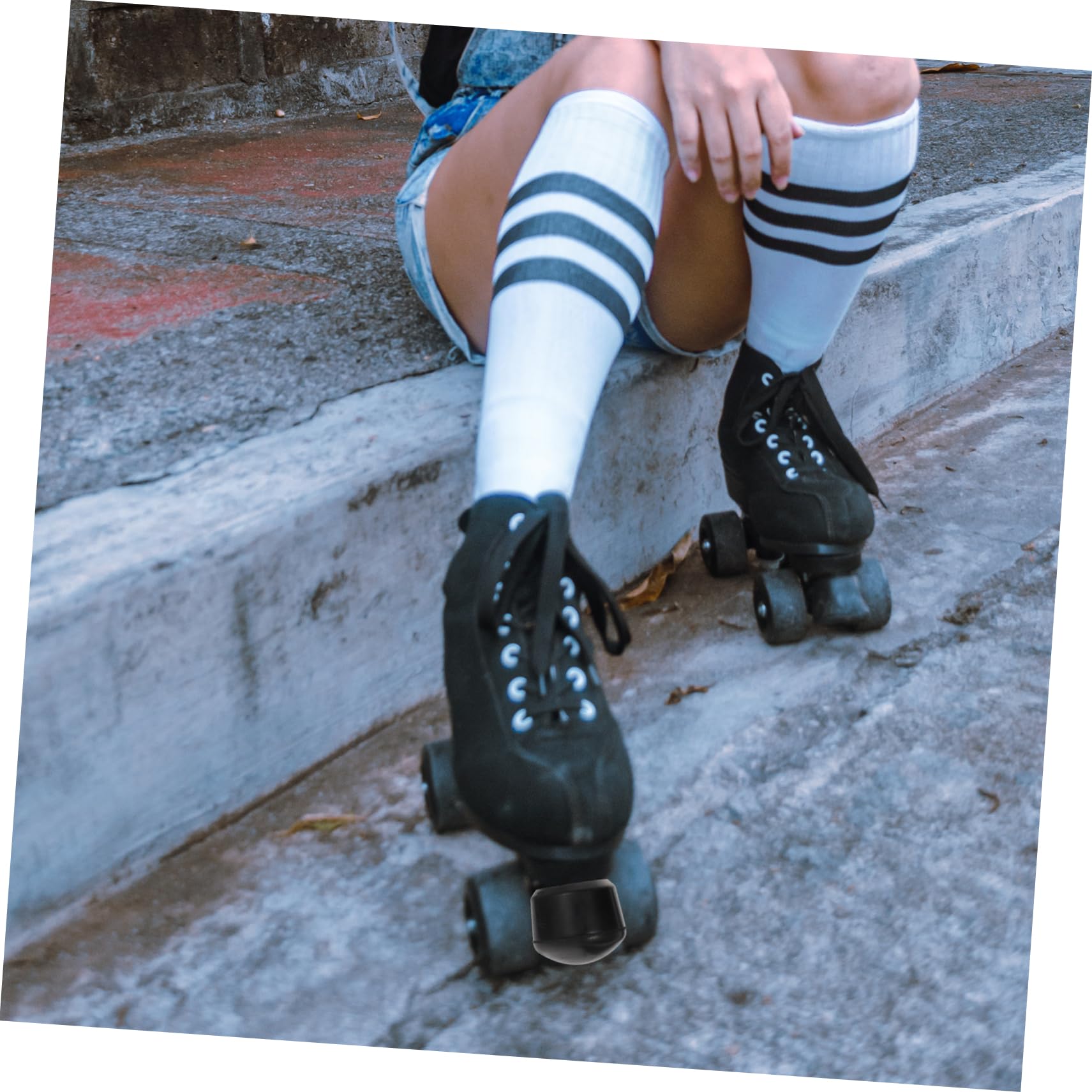 Toyvian Freins pour Patins à roulettes Adulte Noir Roller Quad Rollers Quad Roller Shoes snowskate tête de Frein de Patinage Frein de Sport de Patinage Caoutchouc Black