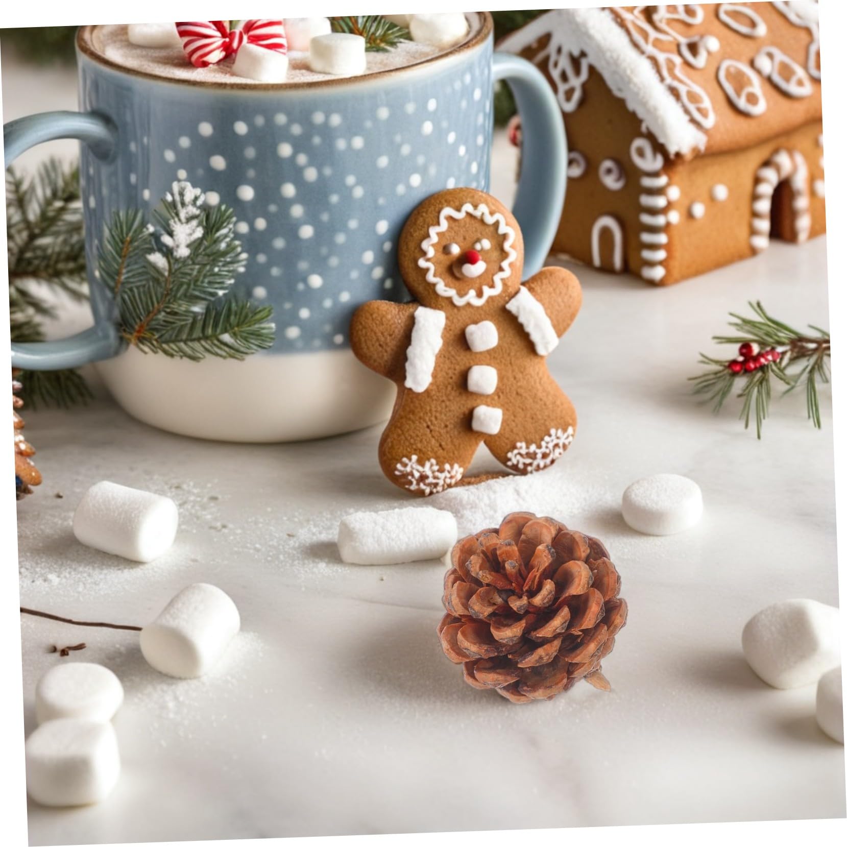 Levemolo Mini Piñas Navideñas Naturales De 3-4 Cm 130 Unidades para Manualidades Otoñales y Decoraciones DIY Piñas para Jarrones, Acción De Gracias, Bodas e Invierno