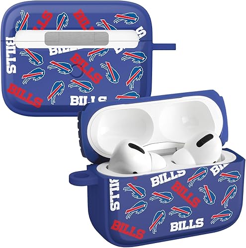 GAME TIME Buffalo Bills HDX - Funda compatible con Apple AirPods Pro 1 y 2 (seleccionado)