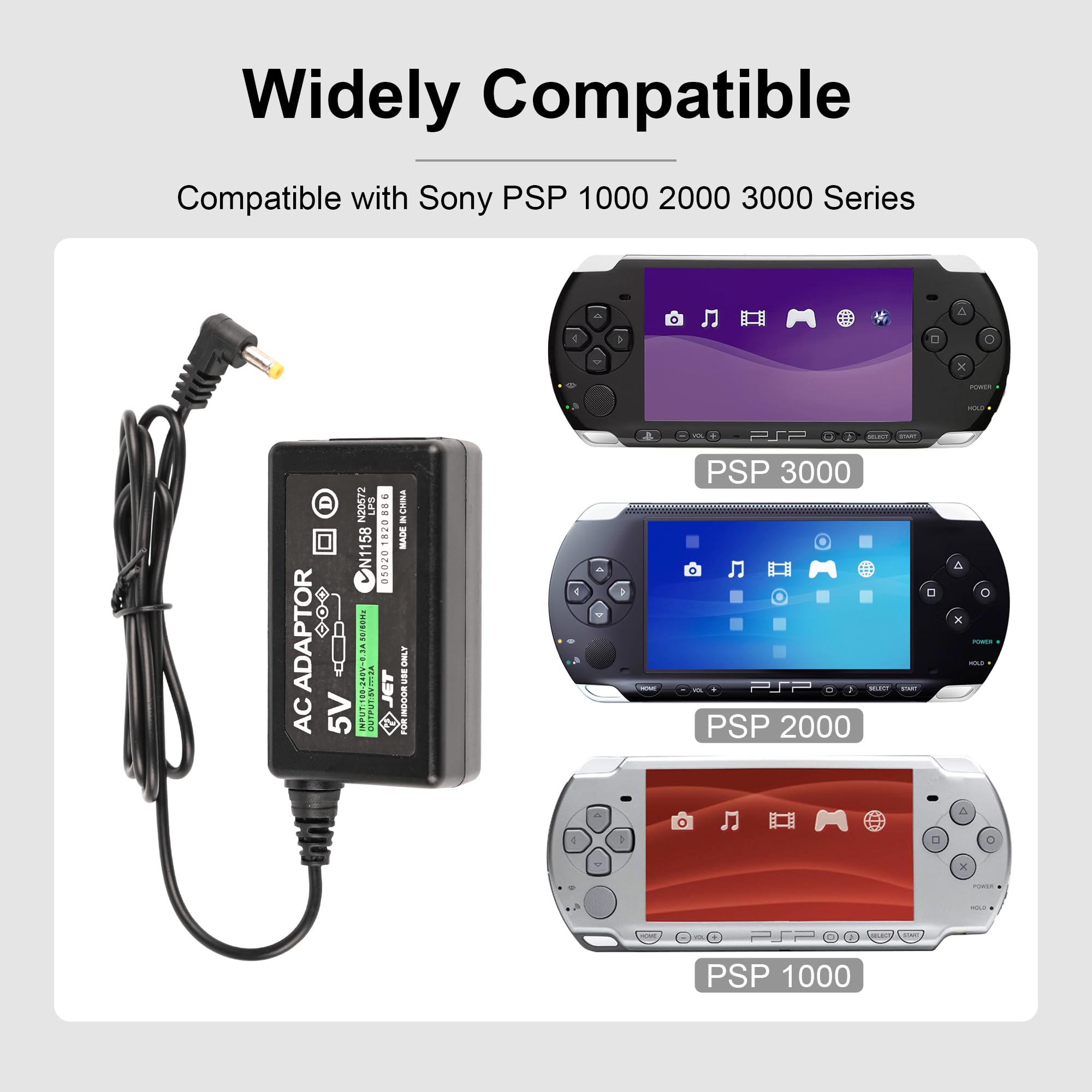 Amazon.com: PSP Charger, AC Adapter Charger Compatible with Sony