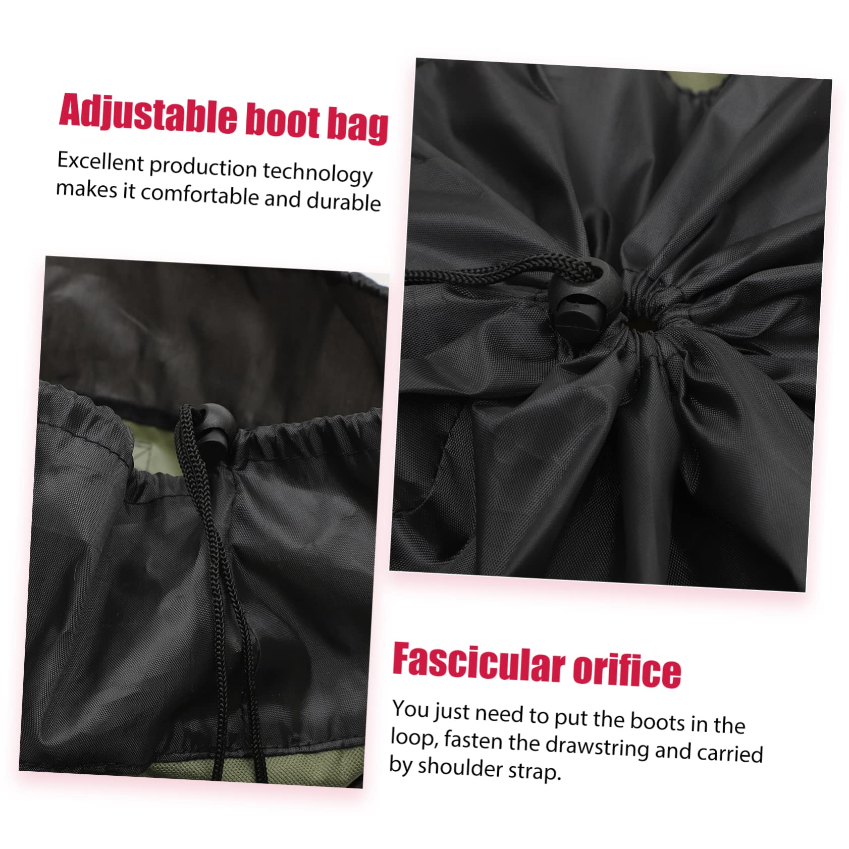 Multifunktionale Stiefel Transportbehälter aus Oxford Stoff Verstellbare Angelboot Speichercontainer für Wasserfeste Gummistiefel Geruchsreduzierend und Formstabil