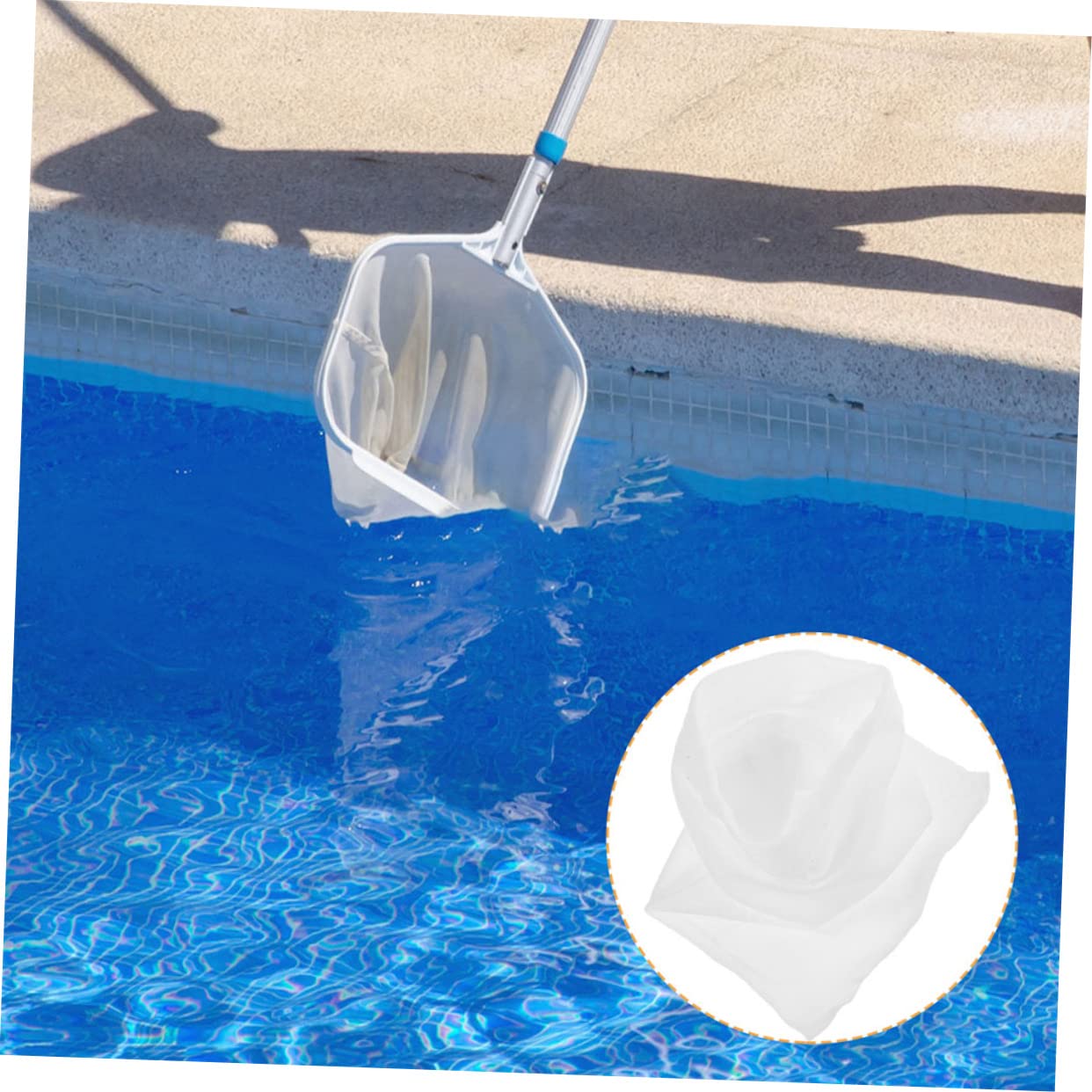 HEMOTON 3 Series Bolsa De Medias De Coladores Limpieza Cesta del Filtro del Skimmer De La Piscina Calcetines Skimmer Calcetines De Piscina para Cesta Skimmer 20 Piezas*3
