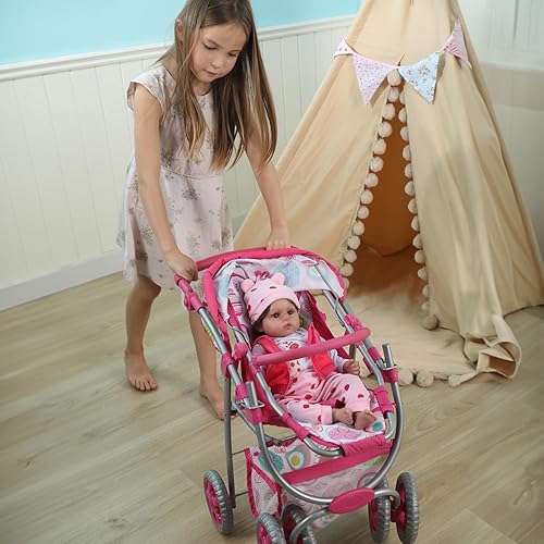 Miniatura 5 de Muñeca de bebé recién nacida de 16 in, cuerpo suave y pesado, muñeca de silicón hecha a mano realista, 16 pulgadas, Harper