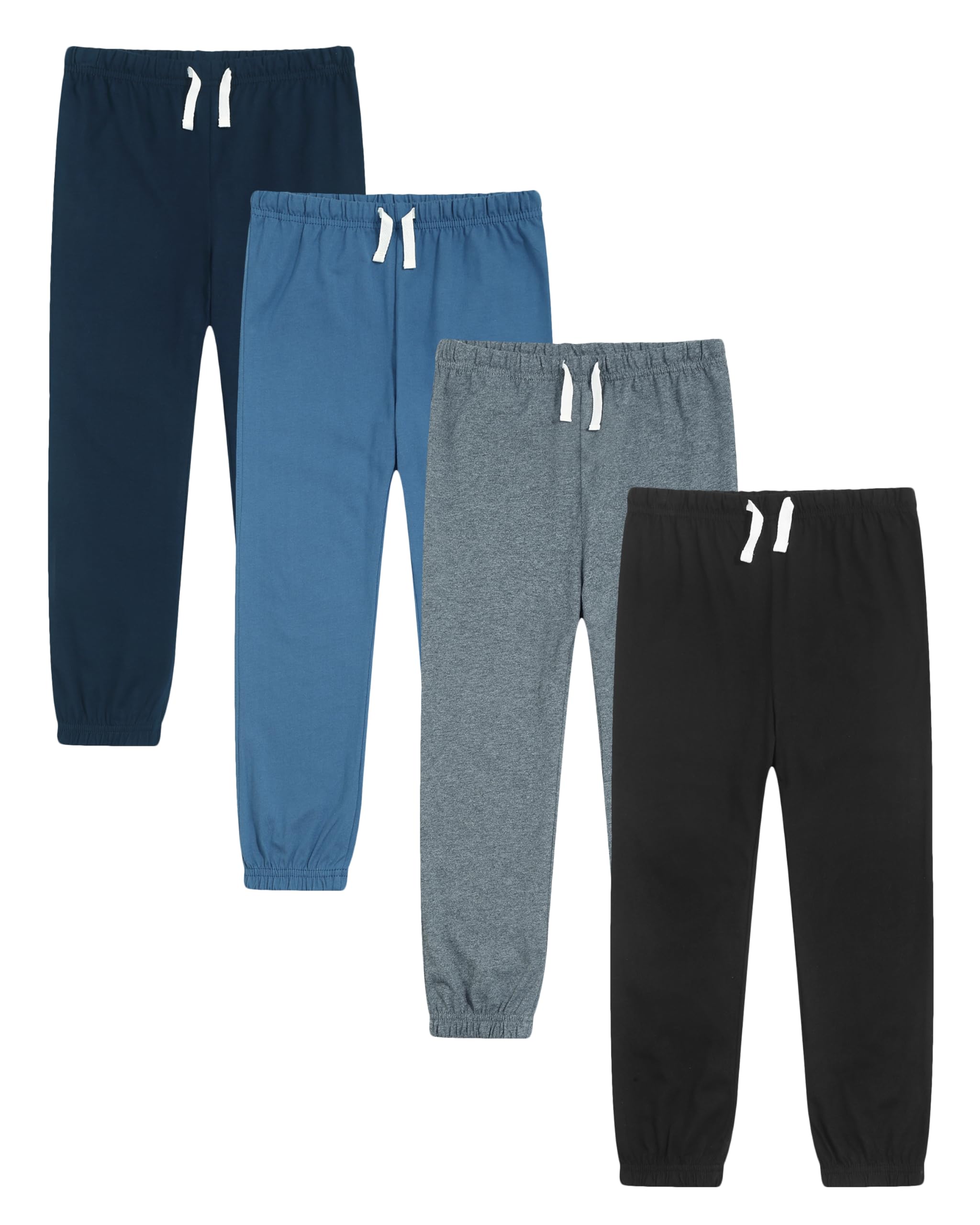 Toddler Boys Cotton Pants Lightweight Summer Casual Joggers, 2-9Y