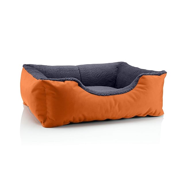 BedDog Perro/Gato Cama Teddy S à XXXL, 14 Colores a Elegir, de Cordura y Microfibra, Cama para Perros Lavable