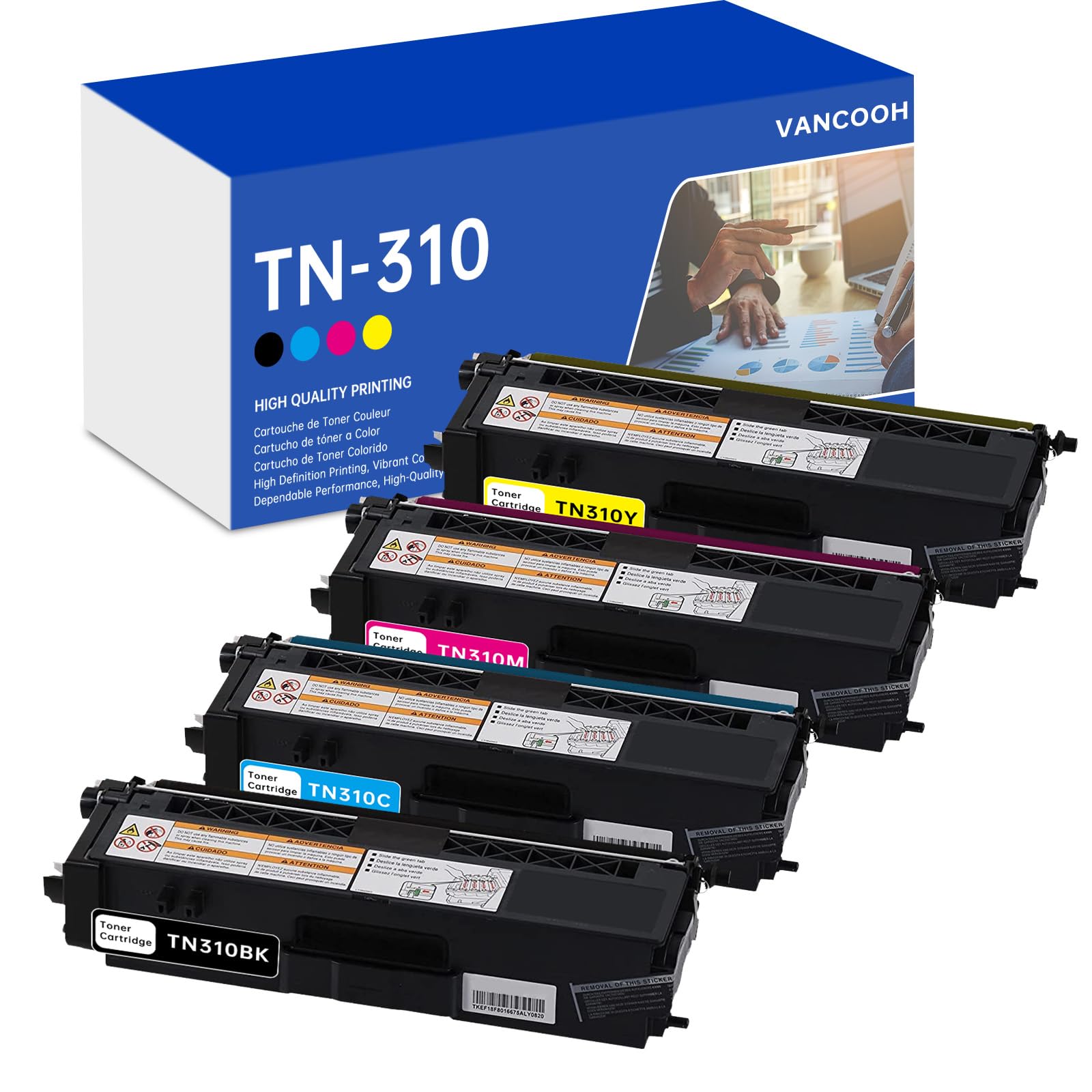 Amazon.co.jp: TN-310 ブラック シアン マゼンタ イエロー