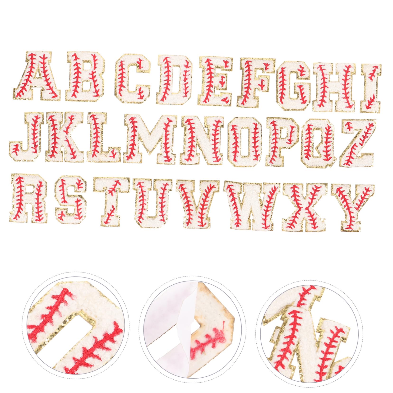 Didiseaon 3 Set Timbro Di Stoffa Ricamato La Appiccicoso Cuci Patch E Badge Cucire Toppe Accessorio Per Cappello Toppe Di Cappotto Ricamo Di Asciugamani 26 Pezzi * 3
