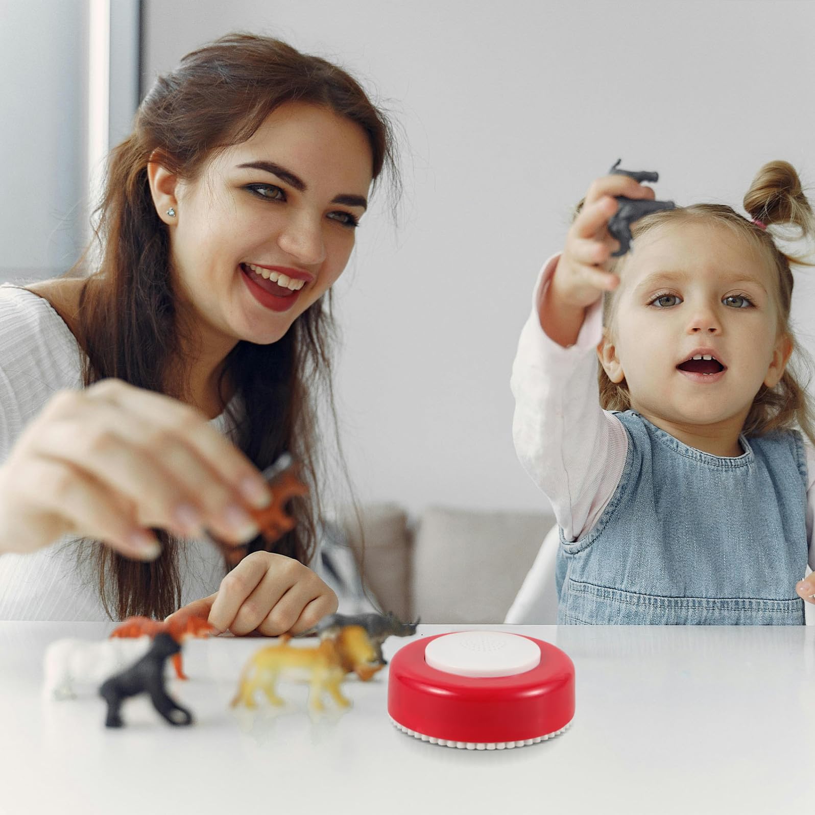 ifundom Pulsante Parlante Pecora Urlante Suono Divertente, Giocattolo Buzzer Compatto e Resistente per Regali Scherzo e Intrattenimento a Casa e Feste