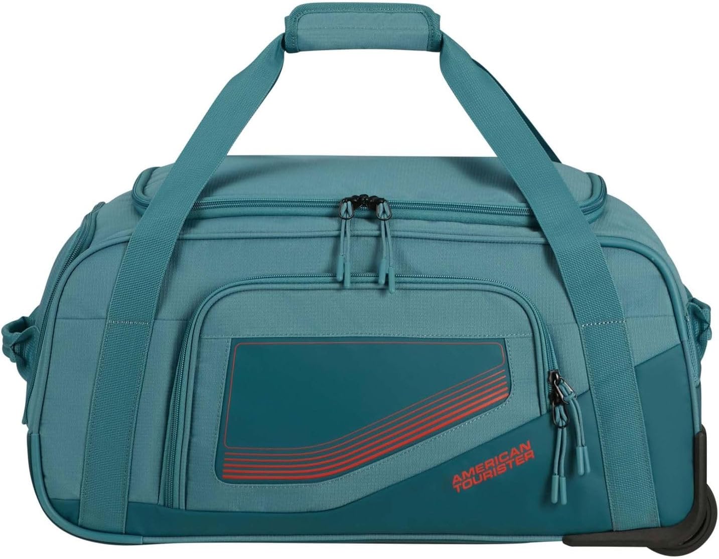American Tourister City Racer Travel Bag with Wheels, black, 77 x 42 x 40 cm, Wheeled Travel Bag