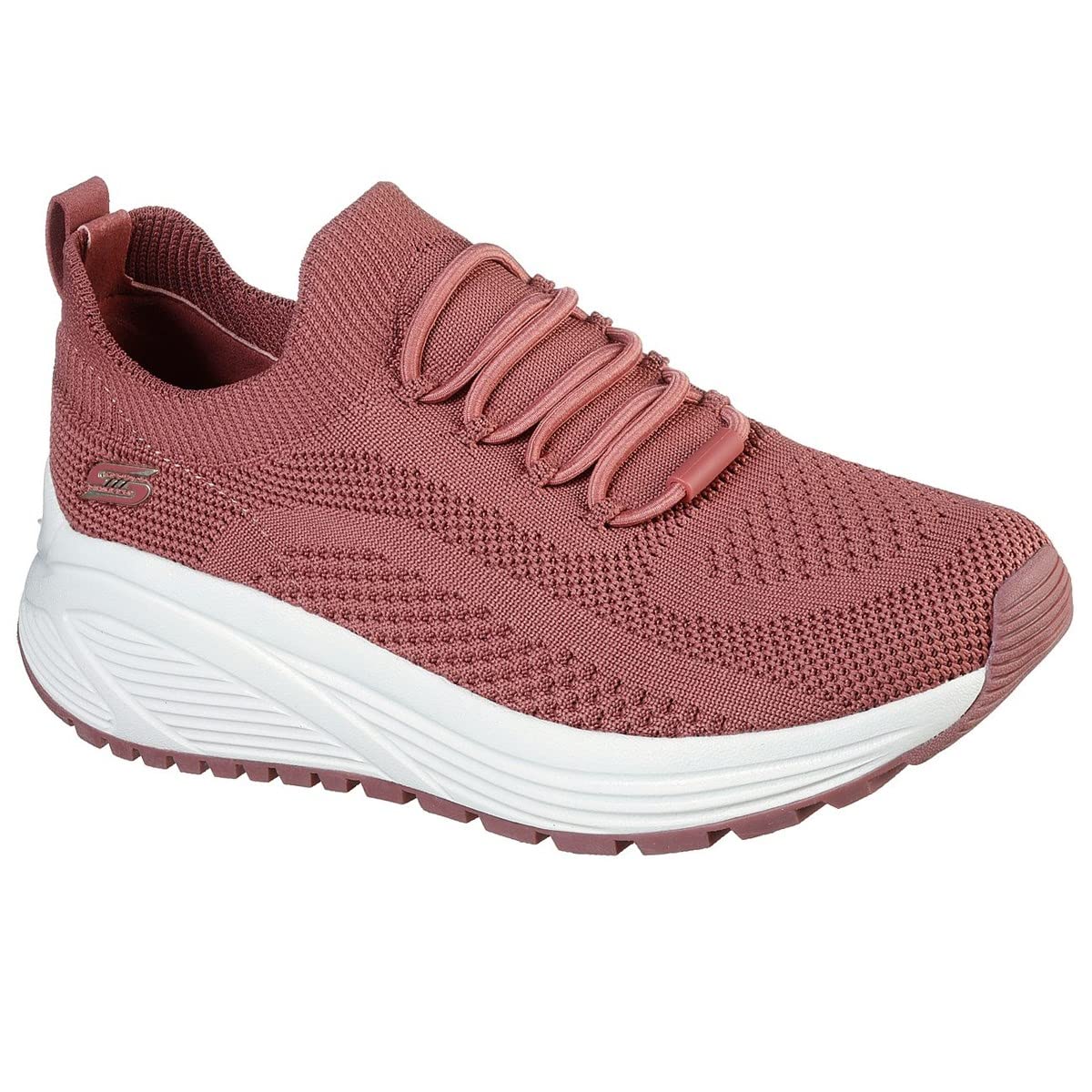 Skechers BOBS SPARROW 2.0 ALLEGIANCE CREW, Zapatillas para Mujer, Rose Engineered Knit, 38 EU