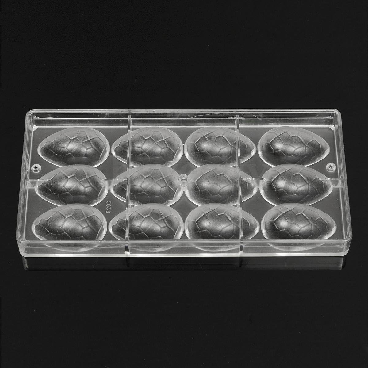 Easter Egg Shaped Chocolate Mold PC Polycarbonate Plastic Mould