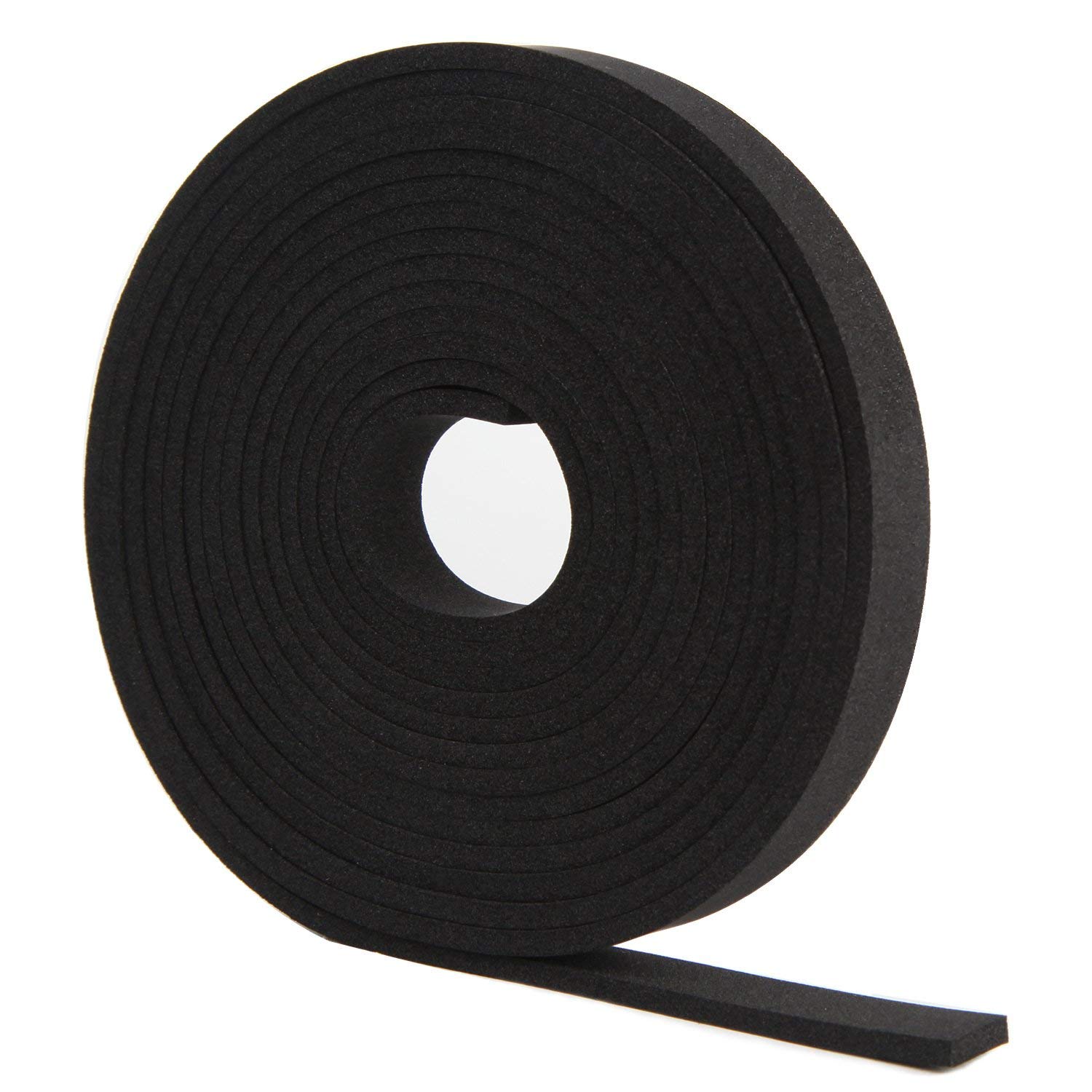 Buy Neoprene Foam Strip Roll by Dualplex, 1" Wide x 10' Long x 1/16
