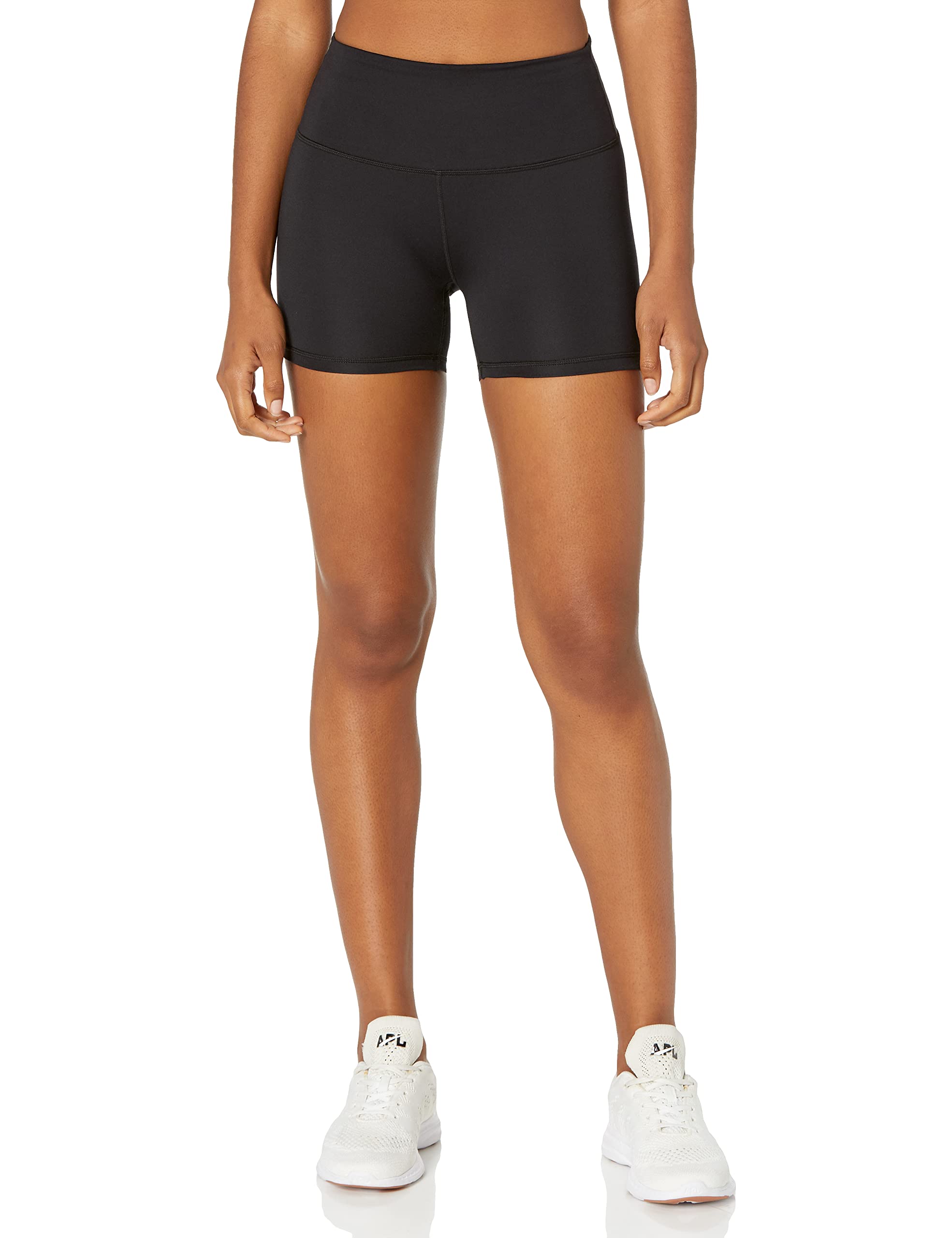 TYR Women's High Rise Athletic Workout Short 4"