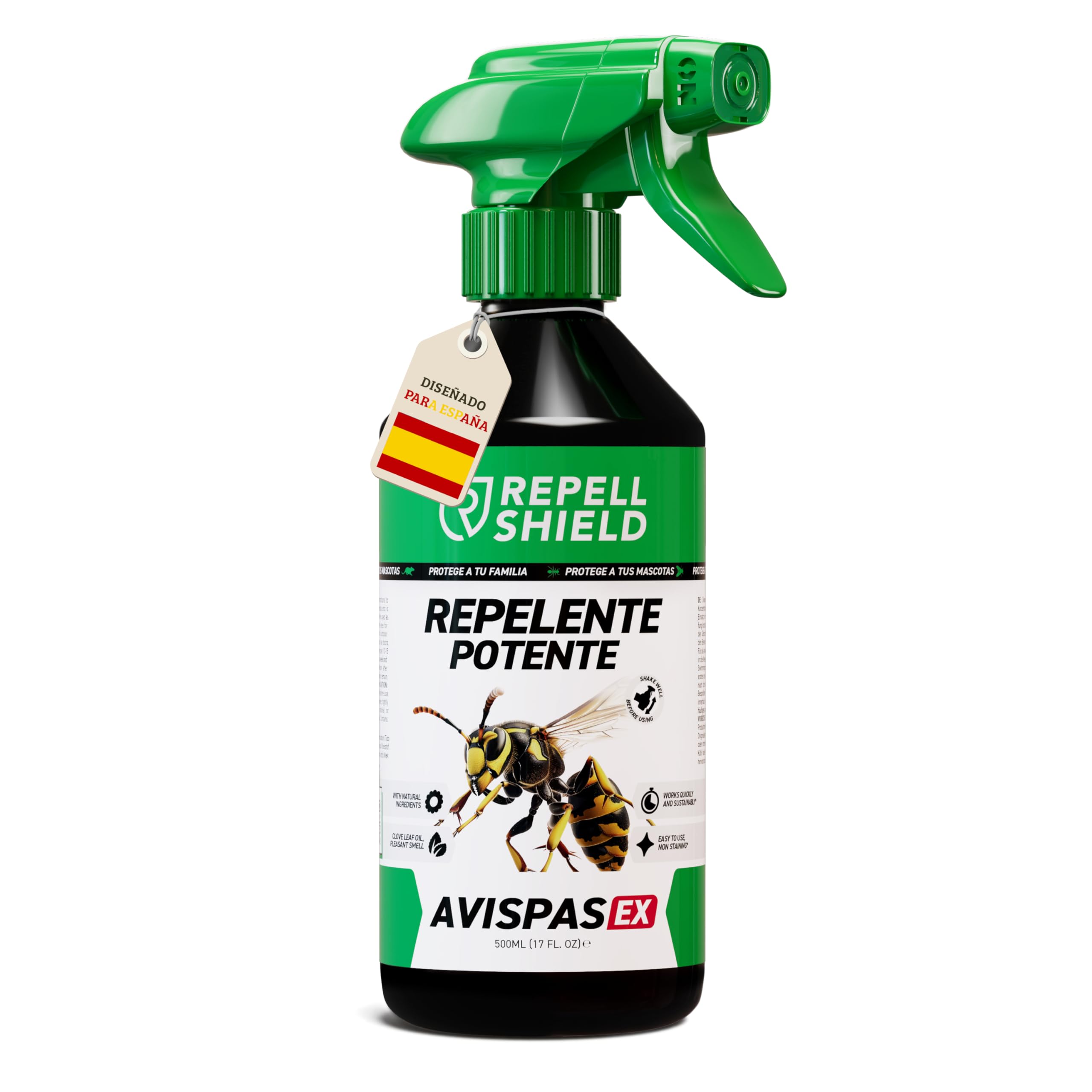 Spray Repelente Avispas RepellShield con Citronela y Geraniol