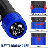 Vista 9 de Juego de llaves de destornillador dinamométrico de 10 a 70 pulgadas, juego de llaves dinamométricas para reparación y montaje de bicicletas