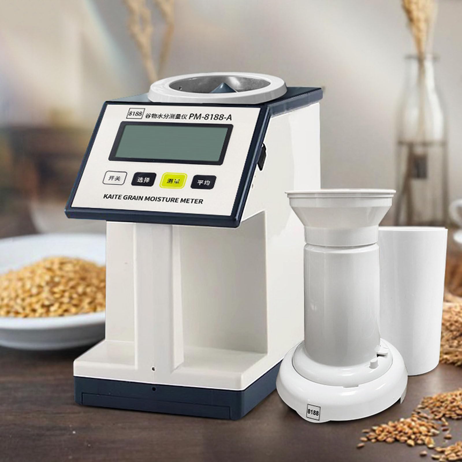 ylpddmm Grain Moisture Tester, Halogen Moisture Analyzer Tester