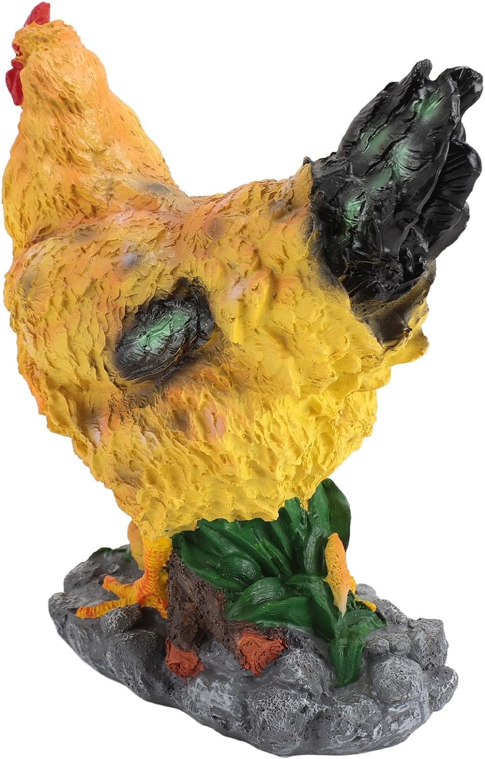 Figurka Do Ogrodu Kurnego, Ozdoby Z Żywicy W Kształcie Kury, Miniaturowe Modele Kurczaków Z Żywicy, Miniaturowe Figurki Kur, Rzeźba Kurcząt Do Ogrodu, Akcesoria Do Ozdób Ogrodowych Diy Do Domu, Ogrod