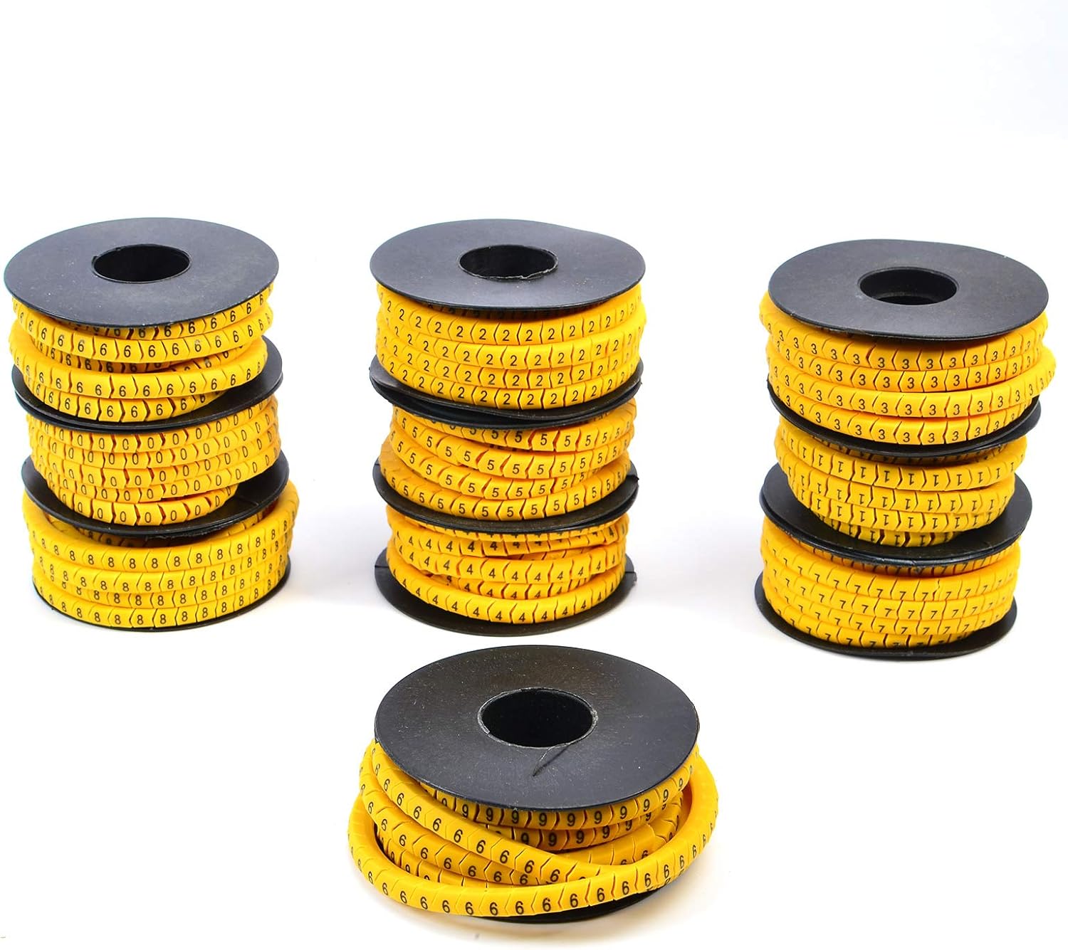 Marcatori Per Cavi Colorati - Set Da 100 Numeri In Plastica Per Tubi 2,5 Mm² | Facili Da Usare - Foto 11