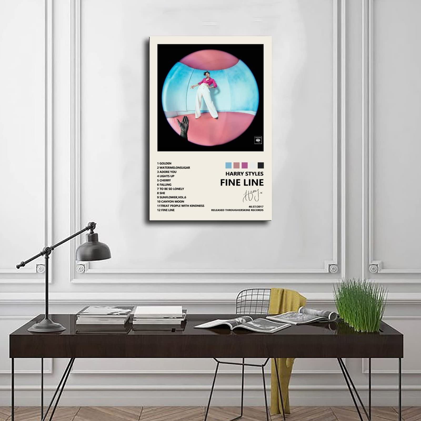 binoa Fine Line Music Album Cover Signed Limited Poster Toile Poster Mur Art Décor Impression Image Peinture Pour Salon Chambre Décoration Sans Cadre : 30 x 45 cm (30 x 45 cm binoa Fine Line Music Album Cover Signed Limited Poster Toile Poster Mur Art Décor Impression Image Peinture Pour Salon Chambre Décoration Sans Cadre : 30 x 45 cm (30 x 45 cm