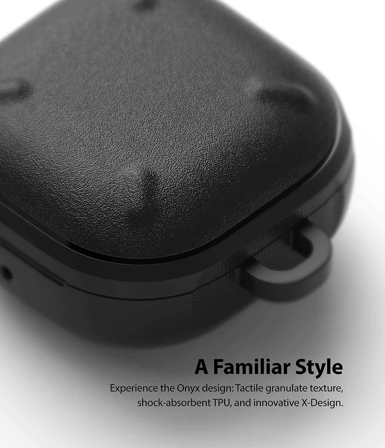Ringke Onyx [Anti-Fingerprint Technology] Compatible with Samsung Galaxy Buds 2 Pro Case, Galaxy Buds 2, Galaxy Buds Pro, and Galaxy Buds Live, Rugged Shockproof Cover for Galaxy Buds2 Pro - Black