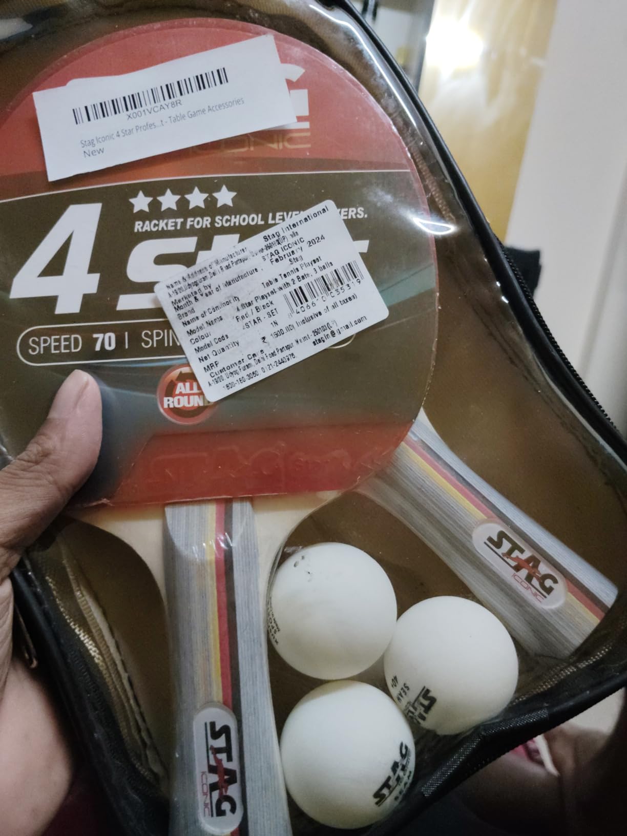 Tt Set Stag Iconic 4 Star Professional Table Tennis (T.T) Multi-Set - Table ...
