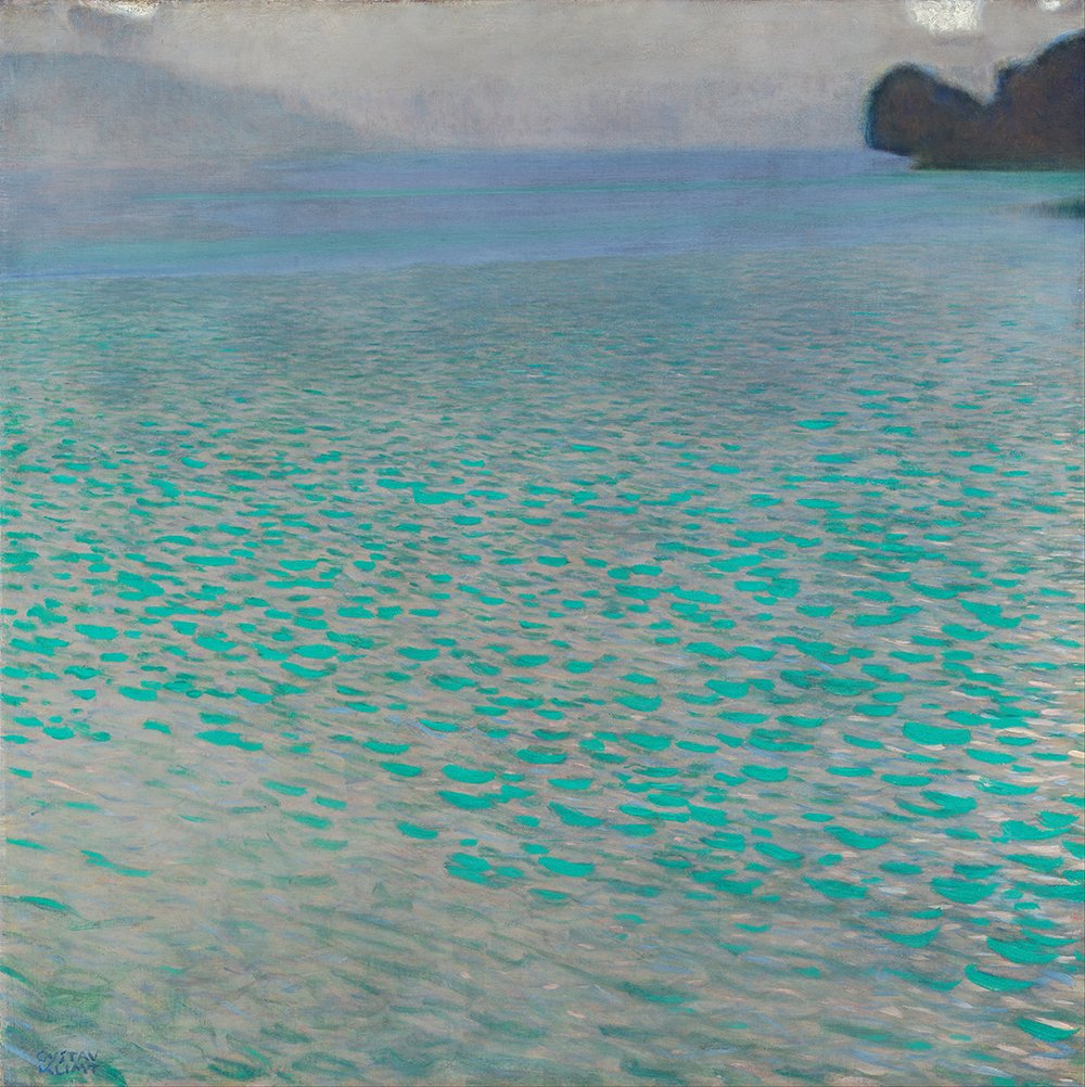 Gustav Klimt Attersee tableau de salon sur papier archival matte print medium