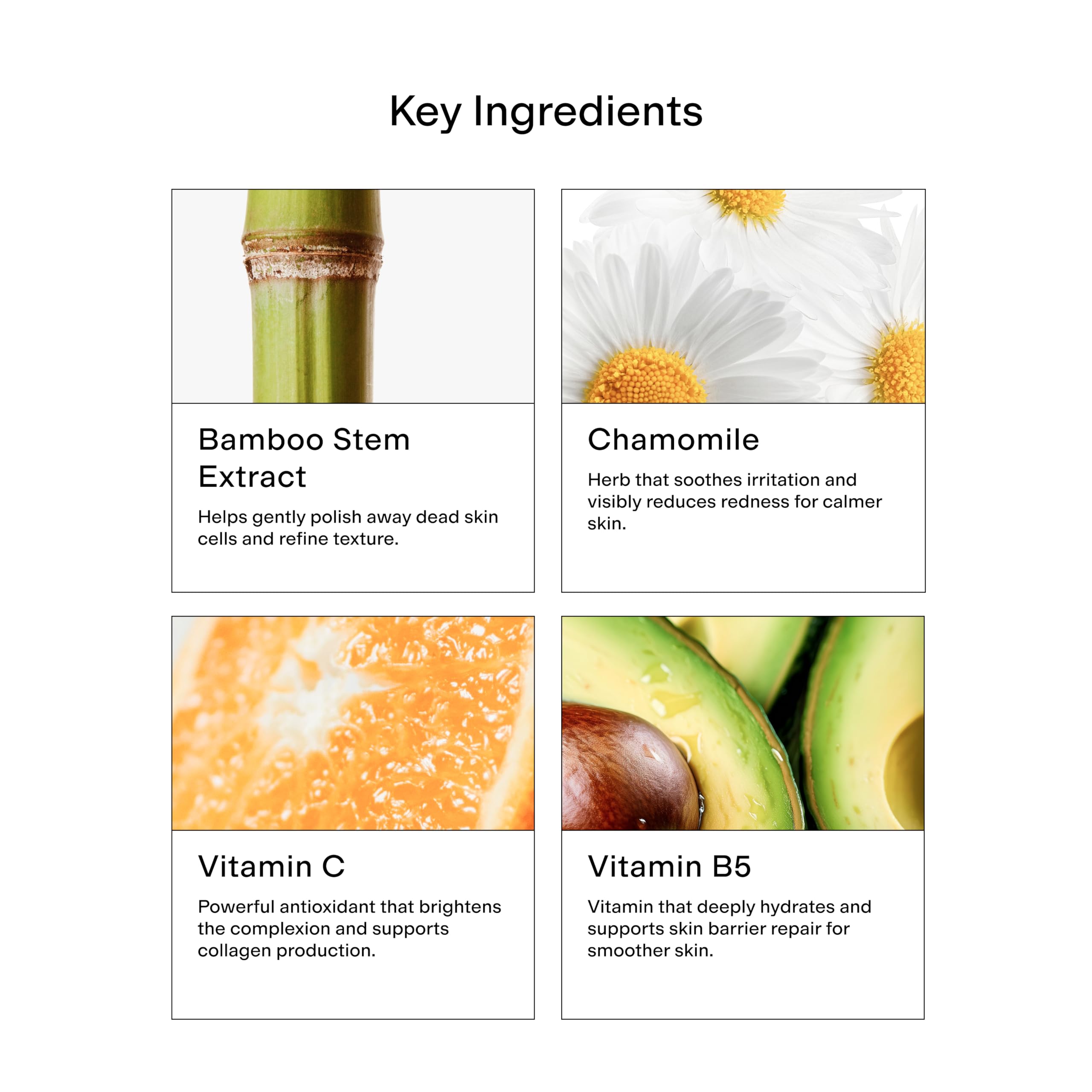 CLEARSTEM VITAMINSCRUB - Limpiador exfoliante con antioxidantes, gel limpiador para cara y cuerpo, vitamina C