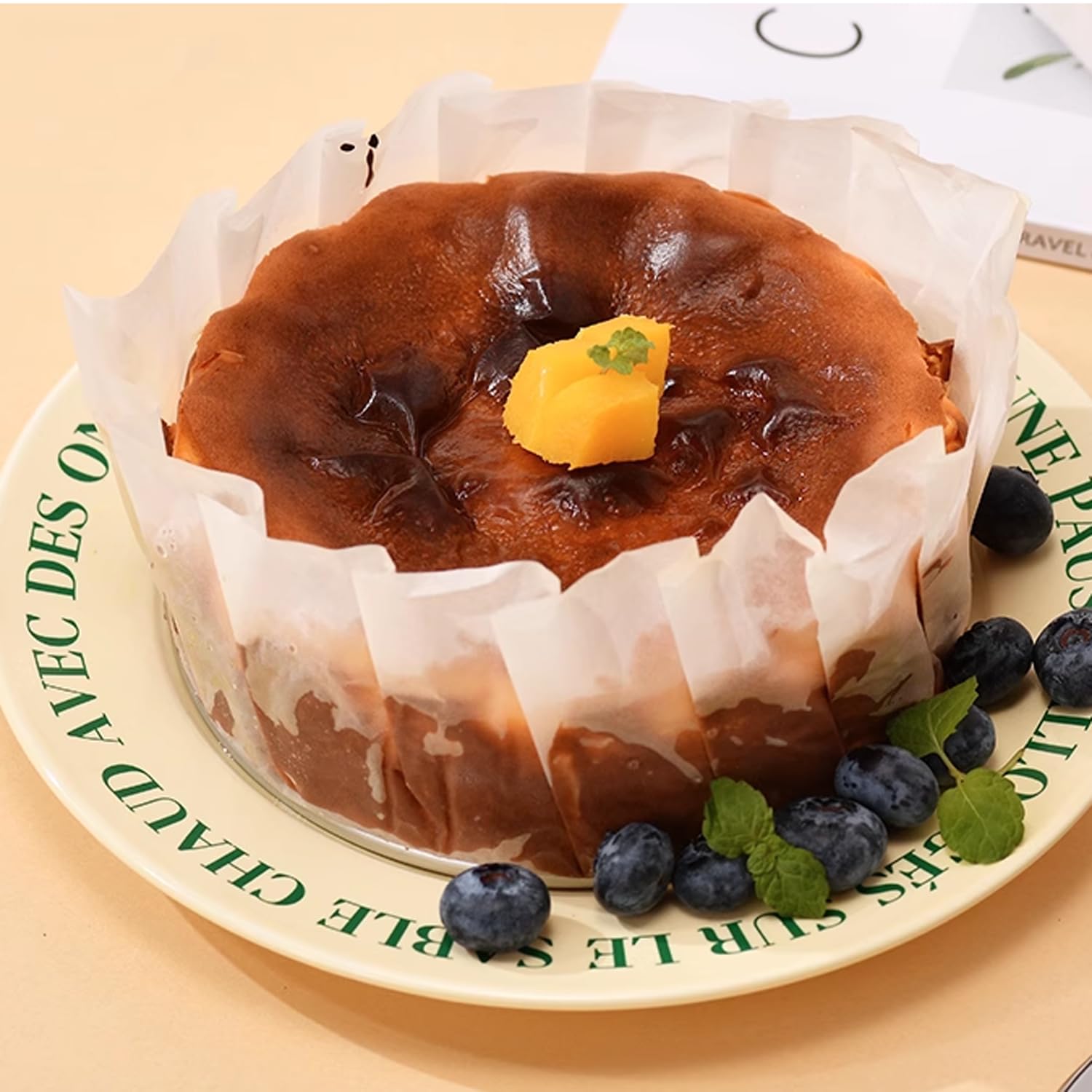 100pcs Disposable Parchment Liners Basques Cake Paper Cake Wrappers Oil Muffin Paper for Baking, Cake Pan, Cheesecake, Cupcake, Oven, Air Fryer, 4 Inch