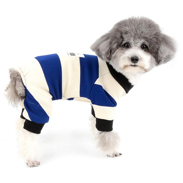 ZUNEA Pijamas de Invierno para Perros Pequeños Cálido Suéter Abrigo de Punto Jersey de Perrito Ropa 4 Patas…