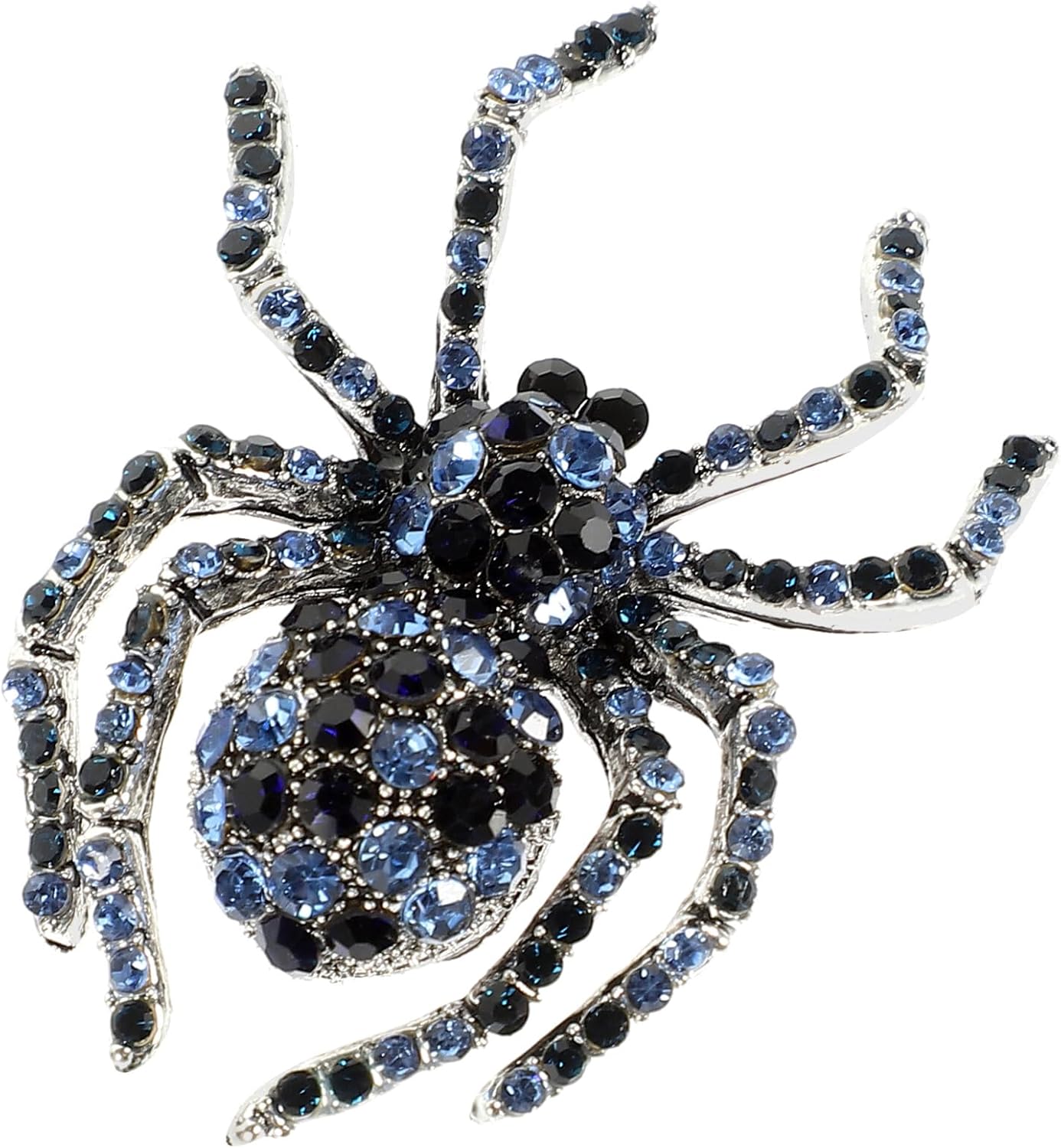 Operitacx Halloween Spider Brooch Pin Vintage Rhinestone Animal Brooch Sweater Shawl Accessory for Women Holiday Costume