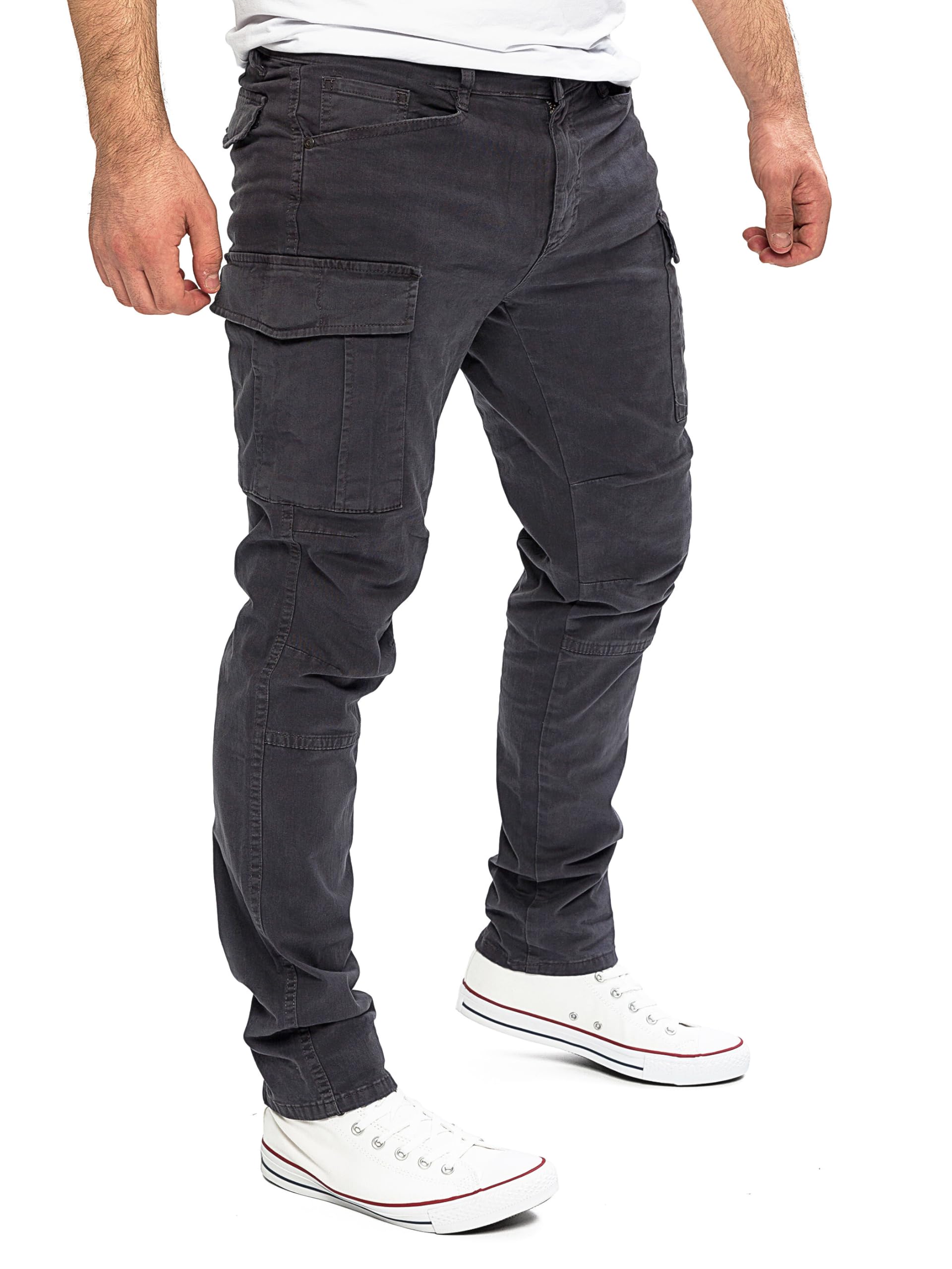 Yazubi Pantaloni Cargo Uomo con Cotone Chino Relaxed Fit Jayden