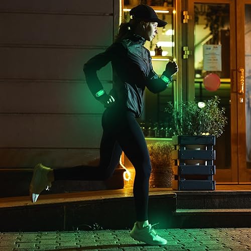 Miniatura 5 de 30 piezas de luces LED para correr nocturnas de alta visibilidad, accesorios de seguridad con clip de luces estroboscópicas intermitentes para