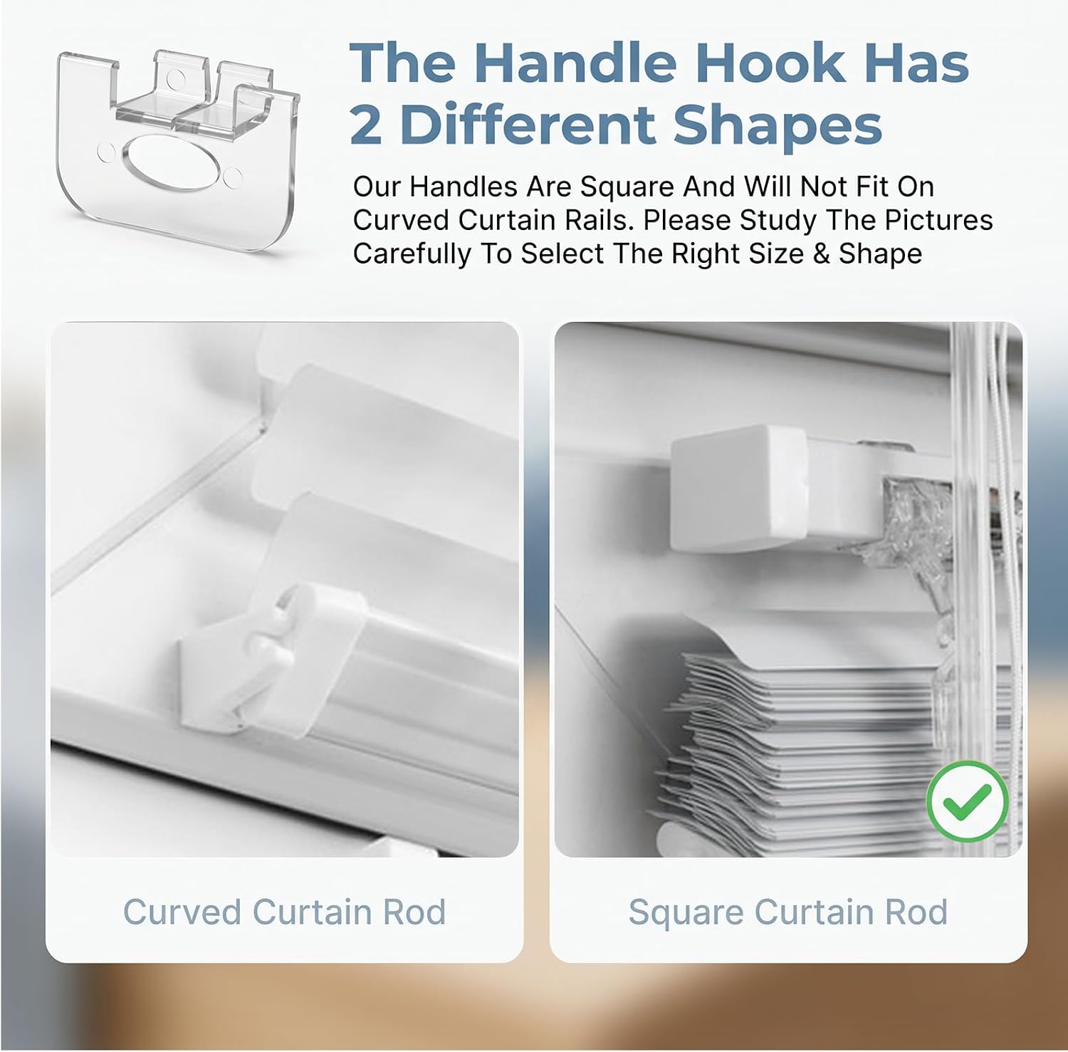 3 Pcs Cordless Honeycomb Handles Shade Lift Clear Mini Blind Pull