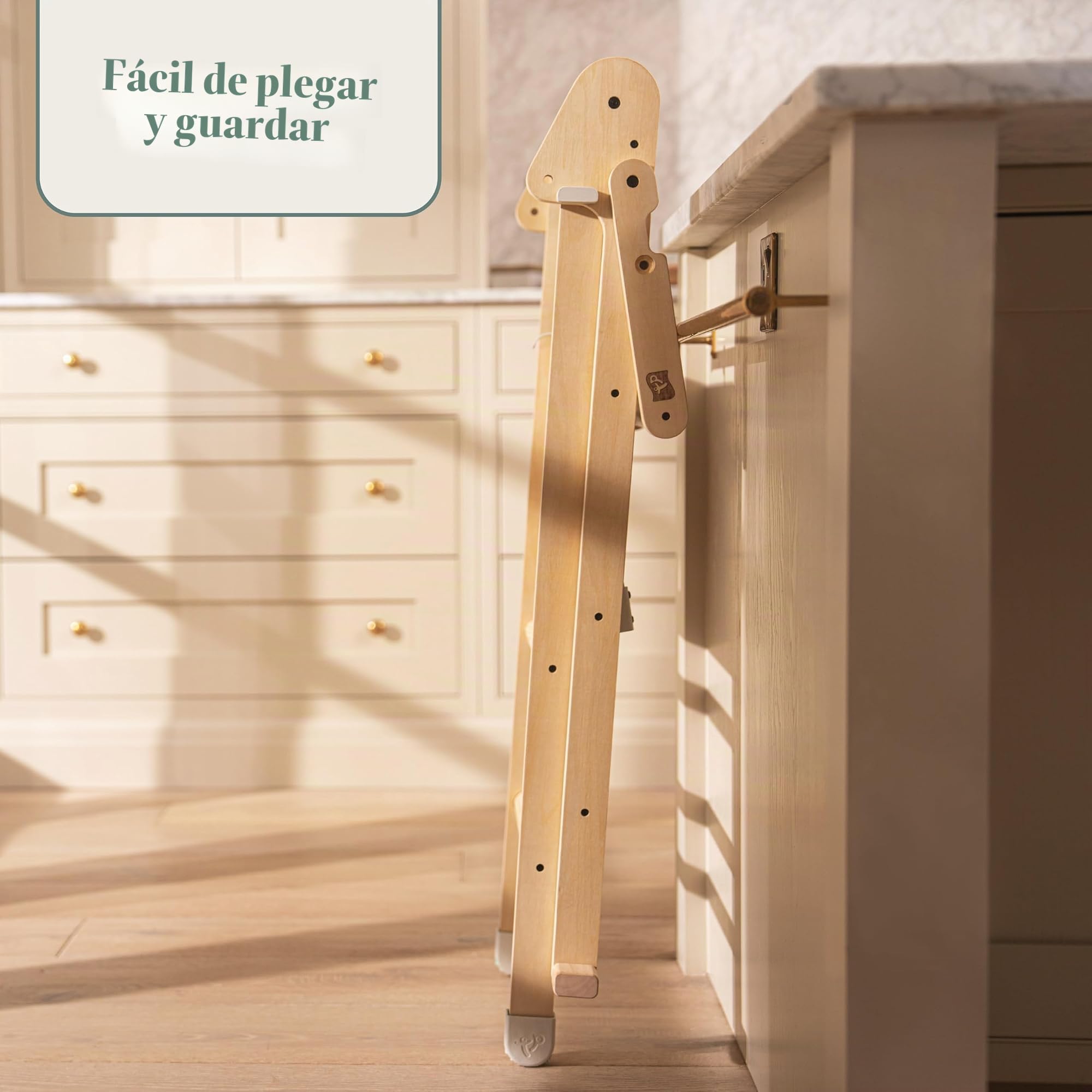 Torre de Aprendizaje Plegable Montessori de Madera FSC®