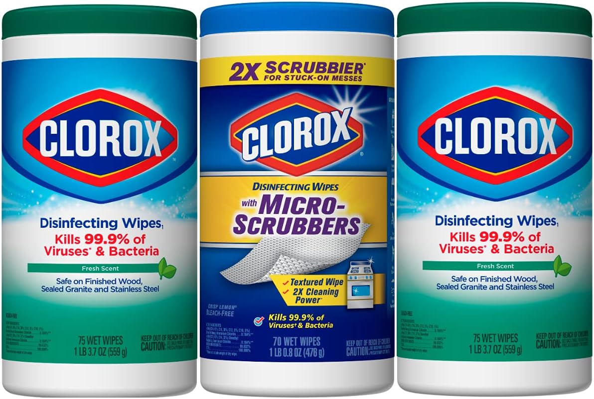 CloroxWipes, Pack of 3, Package May Vary