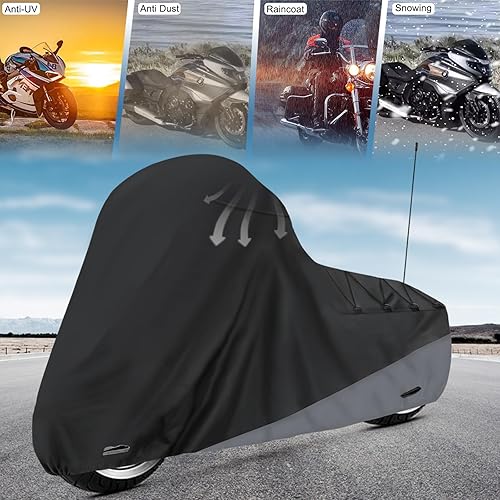 Miniatura 6 de XYZCTEM Funda para motocicleta para modelos Touring Harley Davidson Road King Road Glide Street Glide Electra Glide Low Rider-ST para interiores y