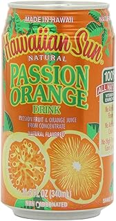 Hawaiian Sun Juice, Orange Passion, 11.5 Fl Oz (Pack of 24)