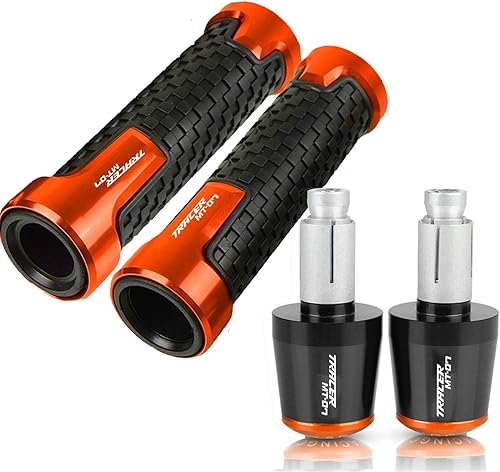 Miniatura 7 de Para Y&AMAHA MT07 MT-07 Tracer MT 07 2016 2017 2018 2019 2020 2021 2022 2023 0.866 in Agarres de manillar de motocicleta Agarraderas Tapón