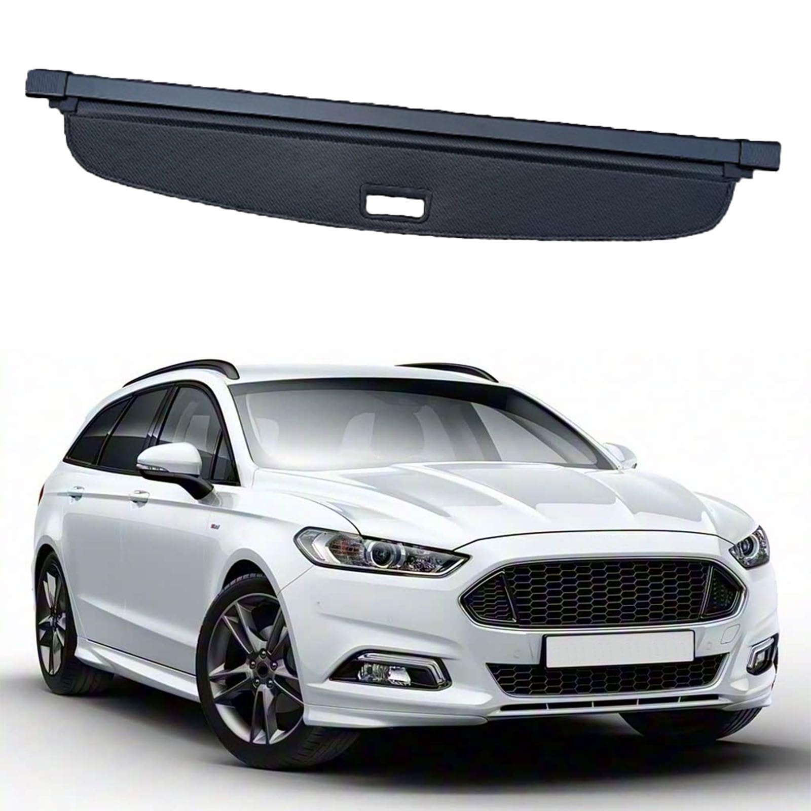 SXLGDW Car Retractable Rear Trunk Parcel Shelf,Compatible with Ford Mondeo Wagon 2015-2022,Car parts
