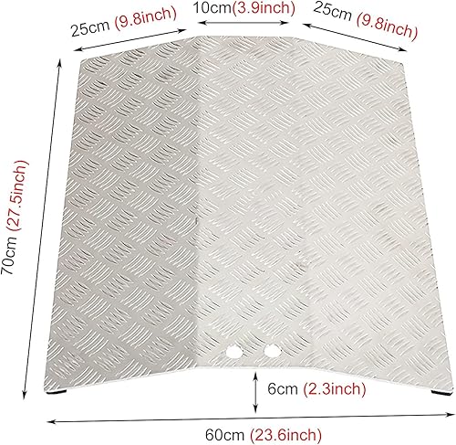 Miniatura 3 de Rampa de umbral, rampa de puente de aluminio - Rampa portátil de aluminio ligera para silla de ruedas, rampa de puerta de umbral para