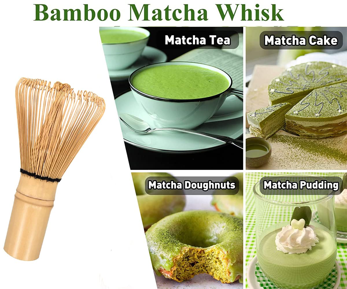 Set Cerimonia Matcha Giapponese - Ciotola, Frusta Bambù E Cucchiaio Dosatore Nero - Foto 7