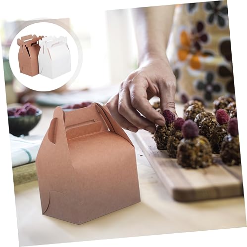 Miniatura 6 de Hohopeti 10 Pcs cake kraft paper Food Treat Case Cupcake Carriers Holder cupcake cases cupcake container Muffin container Donuts container candy