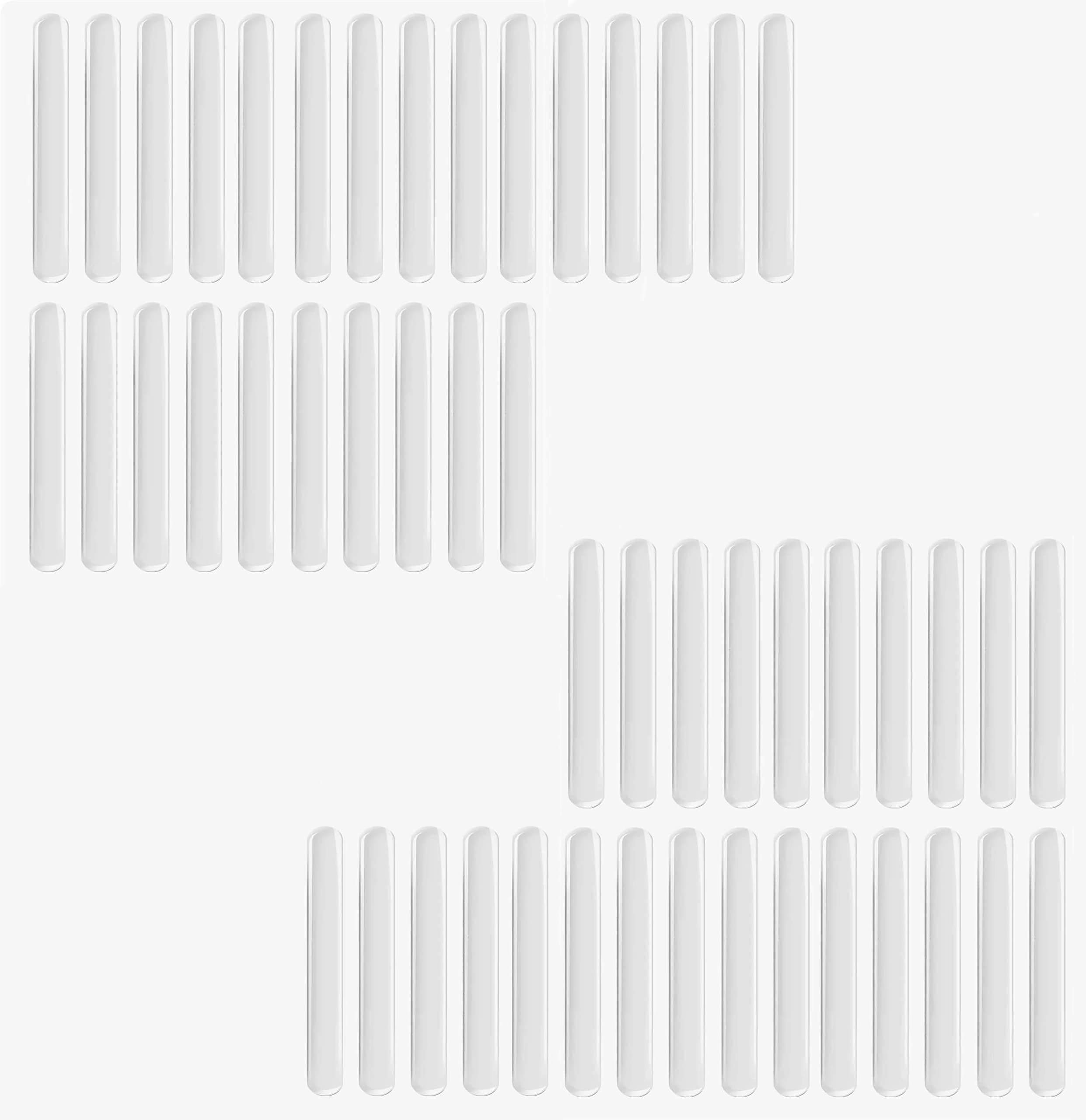 Spatlus Cabinet Door Bumpers Clear Self Adhesive Noise Dampening Bumper Pads Silicone Rubber Bumpers for Drawers Table Top Anti Slip Pads Self-Adhesive Backing Furniture Bumper (Pack of 50) (B0BNKR9M52) Amazon Price History, Amazon Price Tracker
