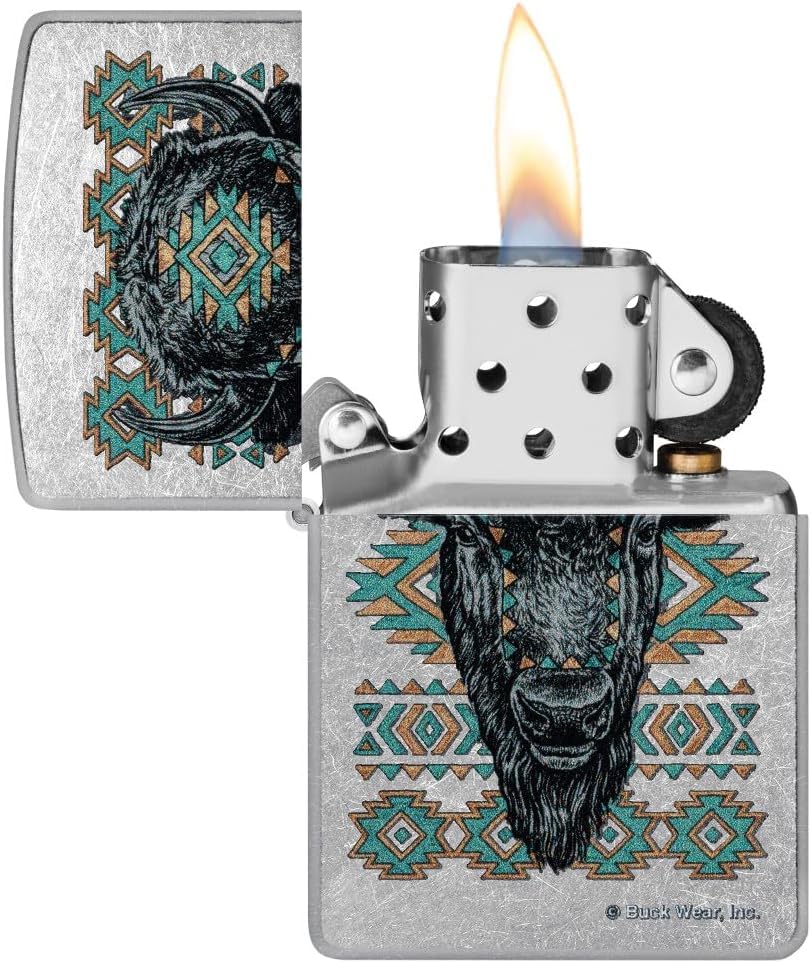 Encendedor Zippo con grabado personalizado diseño Búfalo miniatura 4