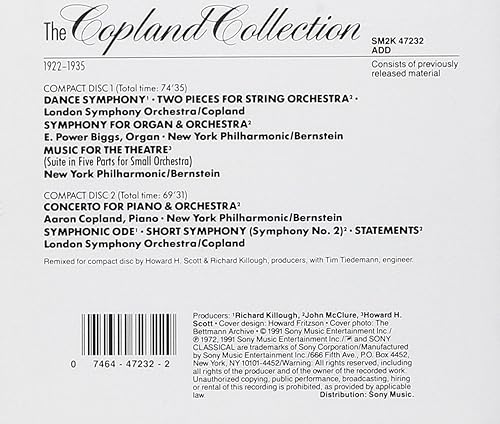 Miniatura 2 de The Copland Collection Early Orchestral Works, 1922-1935