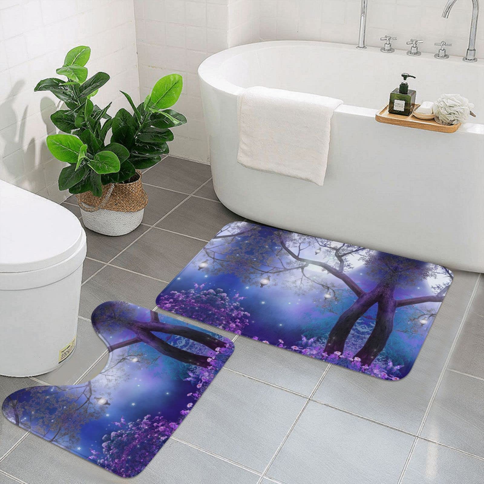 Tapis de salle de bain lavables et antidérapants pour une douche sécurisée