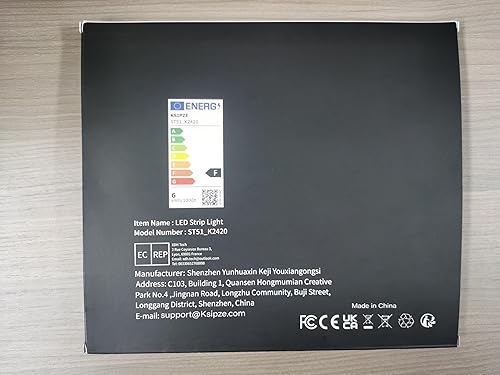 Miniatura 4 de KSIPZE Luces LED para dormitorio, tira de luces LED de 65.6 pies con control remoto RGB que cambia de color, sincronización de música, Bluetooth,