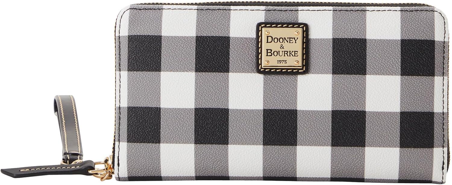 Dooney & Bourke Handbag, Tucker Large Zip Around Wristlet Crossbody - Black