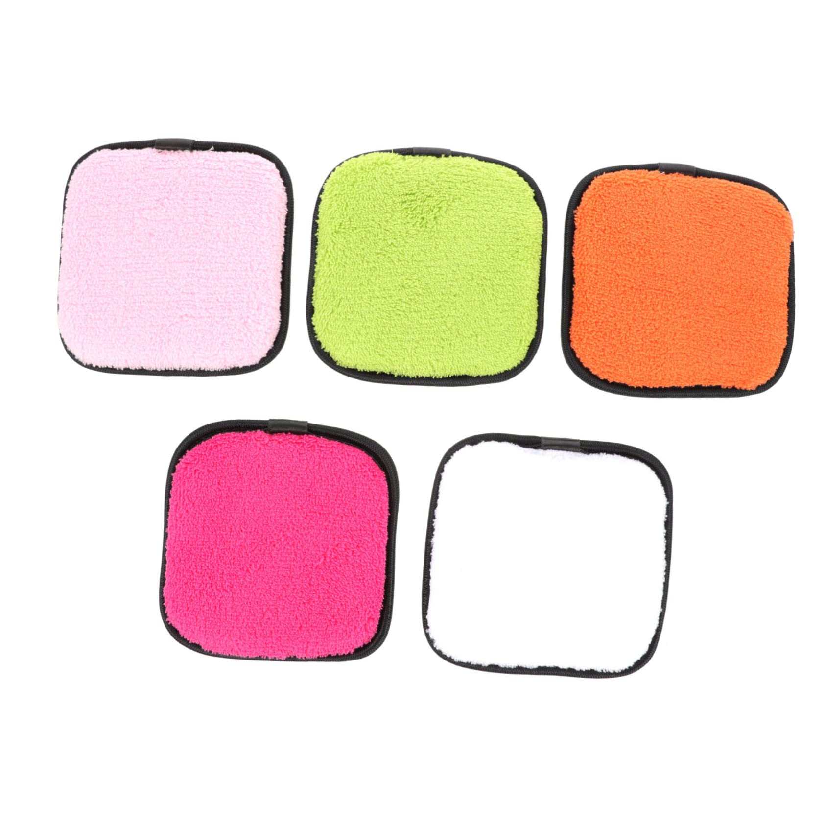 minkissy Luxurious Makeup Remover 5 Count Square Cotton for Gentle Makeup Removal and Cleansing Random Color